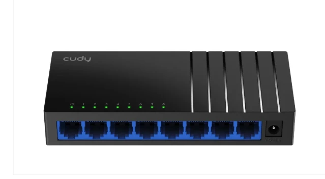 רכזת רשת SWITCH 8 PORT CUDY GS108D