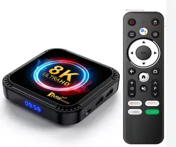 סטרימר עוצמתי במיוחד 8K אנדרואיד 13 ! 2GB+16GB כולל שלט חכם אלחוטי כולל צג דיגיטלי