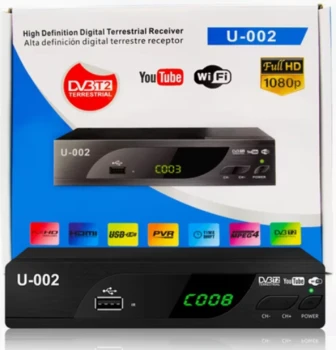 ממיר עידן + פלוס אופציה ל WIFI חיבור USB שלט MPEG4 ואנטנה U002