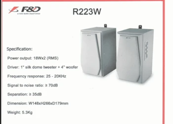 רמקול – Fenda R223W זוג רמקולים