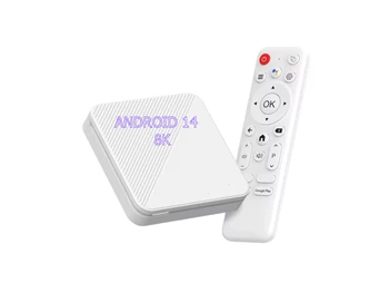 סטרימר עוצמתי 8K ANDROID 14 כולל שלט SMART TV PRO 4GB+64GB